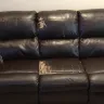 Ashley HomeStore - durablend leather sofa/recliner