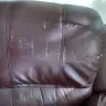 Bob's Discount Furniture - Apollo power brown leather material flaking off reclining sofa <span class="replace-code" title="This information is only accessible to verified representatives of company">[protected]</span> and montibello pearl marble parsons chair 225158