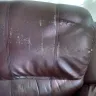 Bob's Discount Furniture - Apollo power brown leather material flaking off reclining sofa [protected] and montibello pearl marble parsons chair 225158 - Photo 8