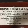 Autosalone M.T. " D.M. - Taxi driver cheated me