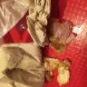 KFC - uncooked chicken fillet burger