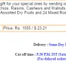 Chennai Online Florists - 24 roses and 1kg assorted dry fruit package