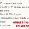 Berkeley Ergonomics - coil mattresses contain synthetic polypropylene - berkeley ergonomics mattress review