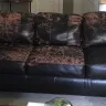 Jennifer Convertibles - leather sofa