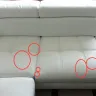 Buona Furniture - Delivered Defective White Leather Couch
