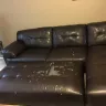 Rooms To Go - sofa, chaise, ottoman/leather is peeling/would like a repalcement of furniture instead of instore credit - Photo 2