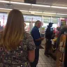 Circle K - only 1 cashier open w long line & no receipts for gas