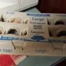 Vons - Blood in the egg yolks of 18 packs brown eggs, brand lucerne