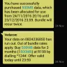 Vodacom - a service paid for and not provided