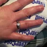 Jeulia Store - jeulia two skull floral & star design round cut created white sapphire skull ring - Photo 3