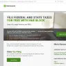 H&R Block / HRB Digital - fees for filing when stated it was free