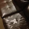 Leon's Furniture - peeling fabric on sectional couch (bonded leather)