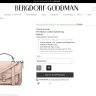 Bergdorf Goodman - This is my order number WB1643398509