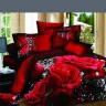 Wish.com - my bed set queen size with 3d roses on it & red, white, & black colors on it also