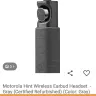 Wish - motorola hint wireless earbud headset - gray (certified refurbished) (color: gray)