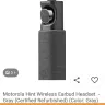 Wish - motorola hint wireless earbud headset - gray (certified refurbished) (color: gray) - Photo 1