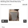 Gumtree - fridge freezer from walthamstow