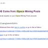 Ispace.co.uk - Withdrawal of the coins