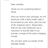 Fashion Nova - terrible customer service, do not return they will keep your money