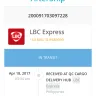 LBC Express - lbc cargo delivery pending