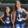 PatPat - anchor graphics mom and me tank tops