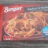 Conagra Brands / Conagra Foods - banquet spaghetti and meatballs (with chicken pork & beef) and marinara sauce