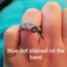 Danbury Mint - ocean swirl personalized ring