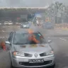 Renault - renault magane caught fire by it's own in singapore