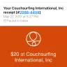Couchsurfing International - credit card charges