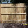 LuRox Homes - wooden fence install and finish