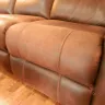 City Furniture - brown reclining sofa