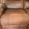 City Furniture - brown reclining sofa