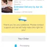 Wish - my stuff was never delivered and no response to customer service