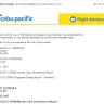 Cebu Pacific Air - compensation! - Photo 1