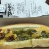 Sonic Drive-In - hotdog with ketchup mustard and relish