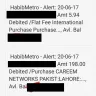 Careem - unauthorized credit card charges