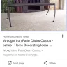 Costco - seasonal wrought iron chair, table & bench - Photo 2