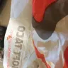 Taco Bell - blood on the inside wrapping of my taco supreme