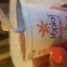 Yoplait - red raspberry yogurt cup/ peach yogurt cup