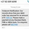 Vodacom - unauthorized (fraudulent) additions/changes to my account and then poor customer care - Photo 1
