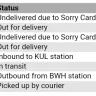 GDex / GD Express - goods not delivered and false status updated