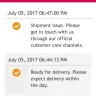 LBC Express - lazada package hasn't arrived
