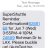 SuperShuttle - unethical conduct/practice