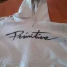 Zumiez - sweatshirt "primitive" black, sleeves grey mens small sweatshirt - Photo 3
