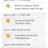 LBC Express - shipment delayed and customer effort