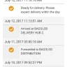 LBC Express - shipment delayed and customer effort - Photo 1