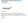 Modanisa - order not received and poor customer help service