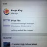 Burger King - racist employee picture evidence - Photo 4
