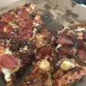 Domino's Pizza - handmade pan pizza bbq sauce pepperoni bacon