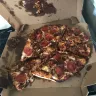 Domino's Pizza - handmade pan pizza bbq sauce pepperoni bacon